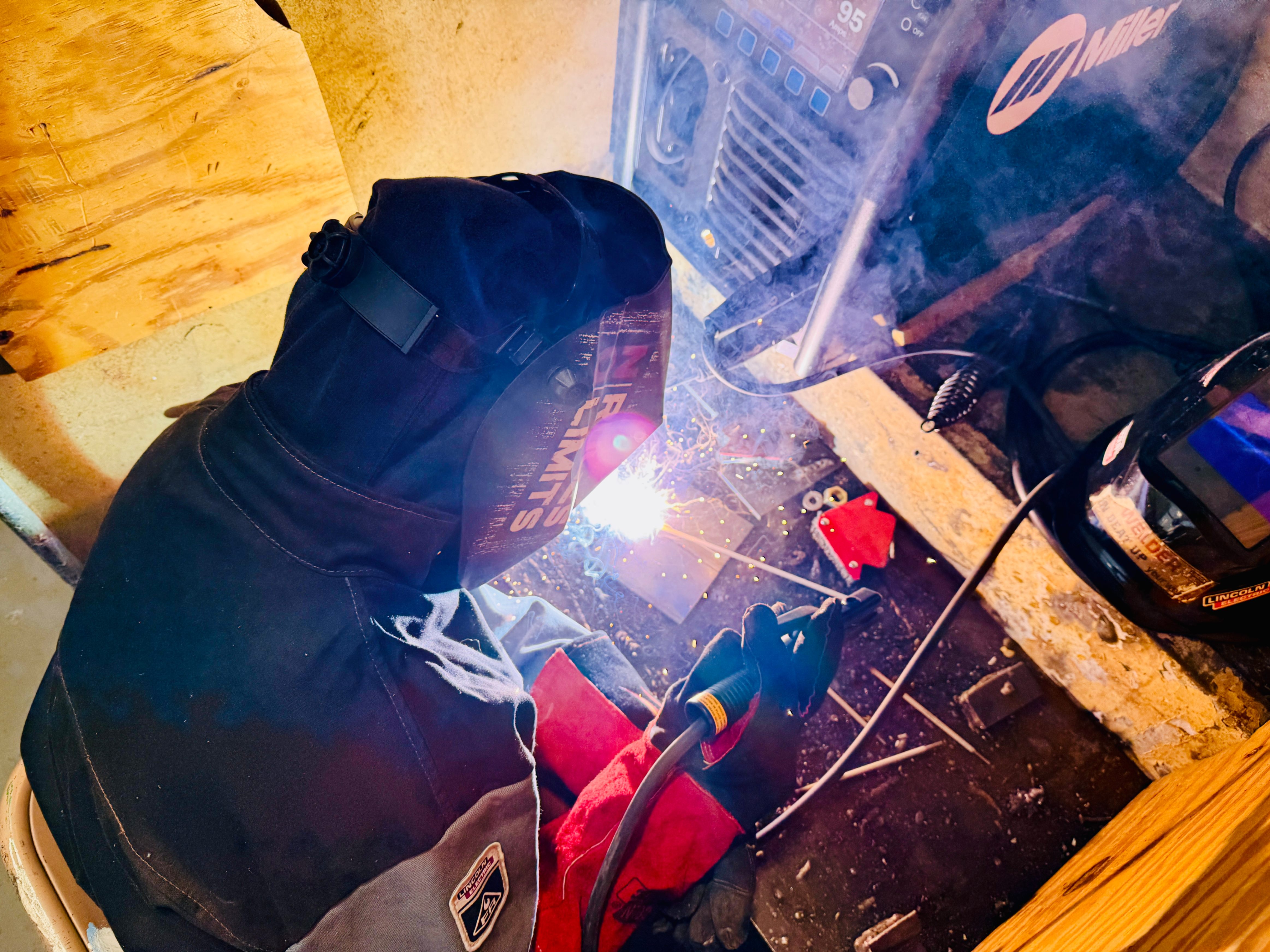 Students Enjoying Upgraded Welding Equipment